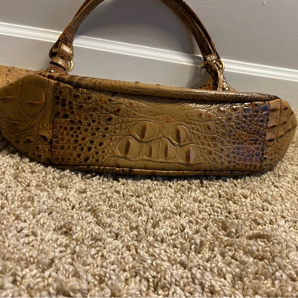 Brahmin Open Top Toasted Melbourne Retro Double Strap Carla Market Tote - Picture 14 of 15